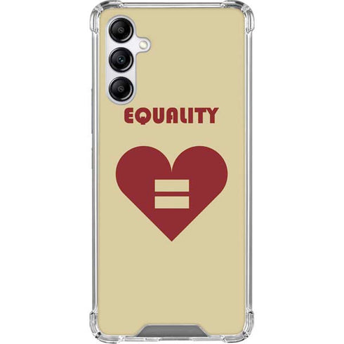 Equality Heart Galaxy A15 5G Clear Case